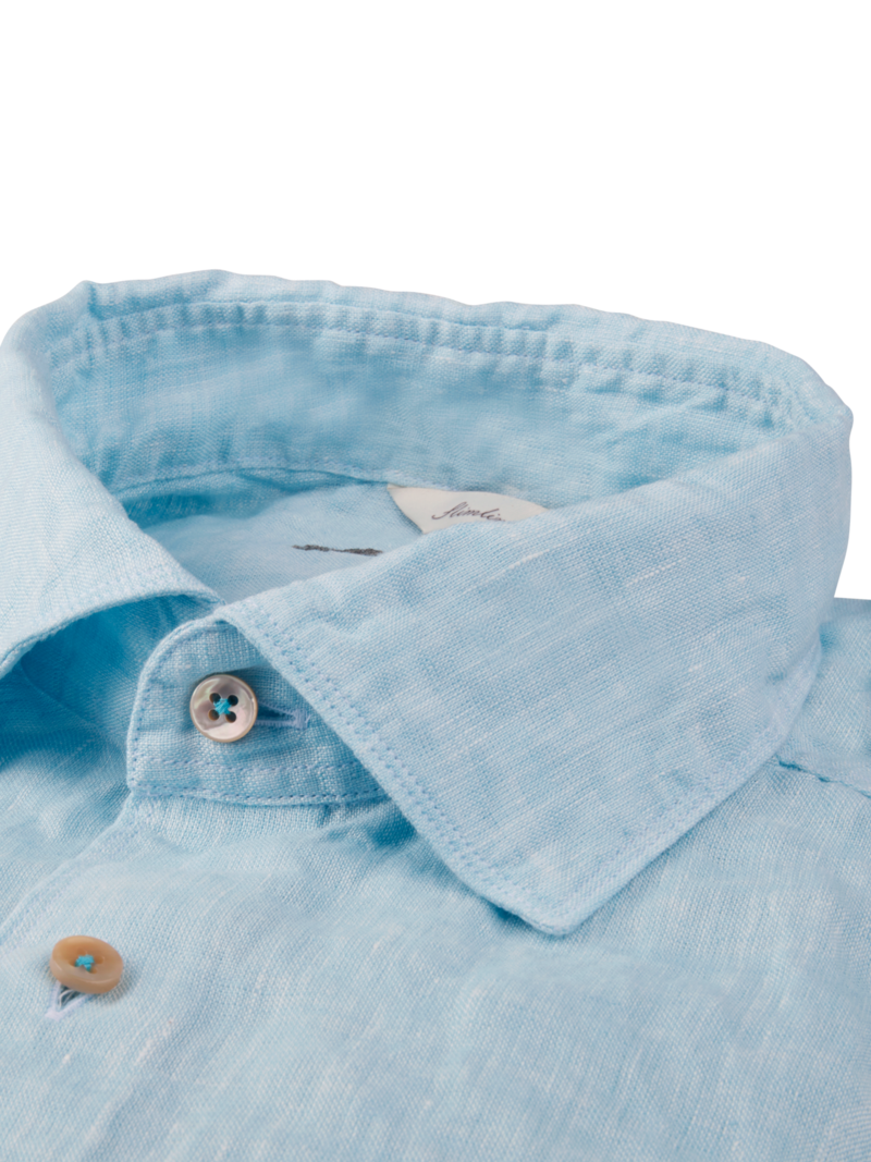 LIGHT BLUE LINEN SHIRT
