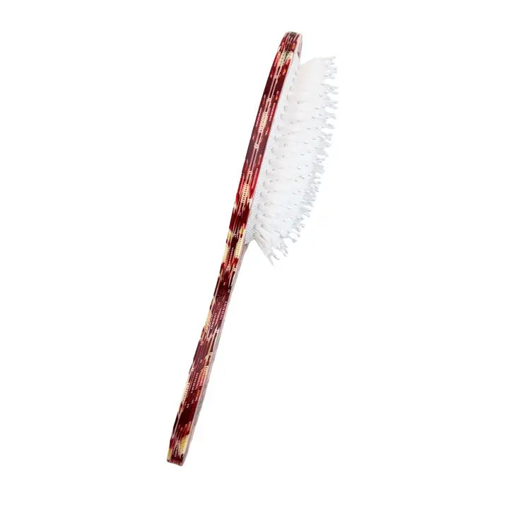HAND PAINTED PAISLEY HEART AMAZING DAY HAIR BRUSH