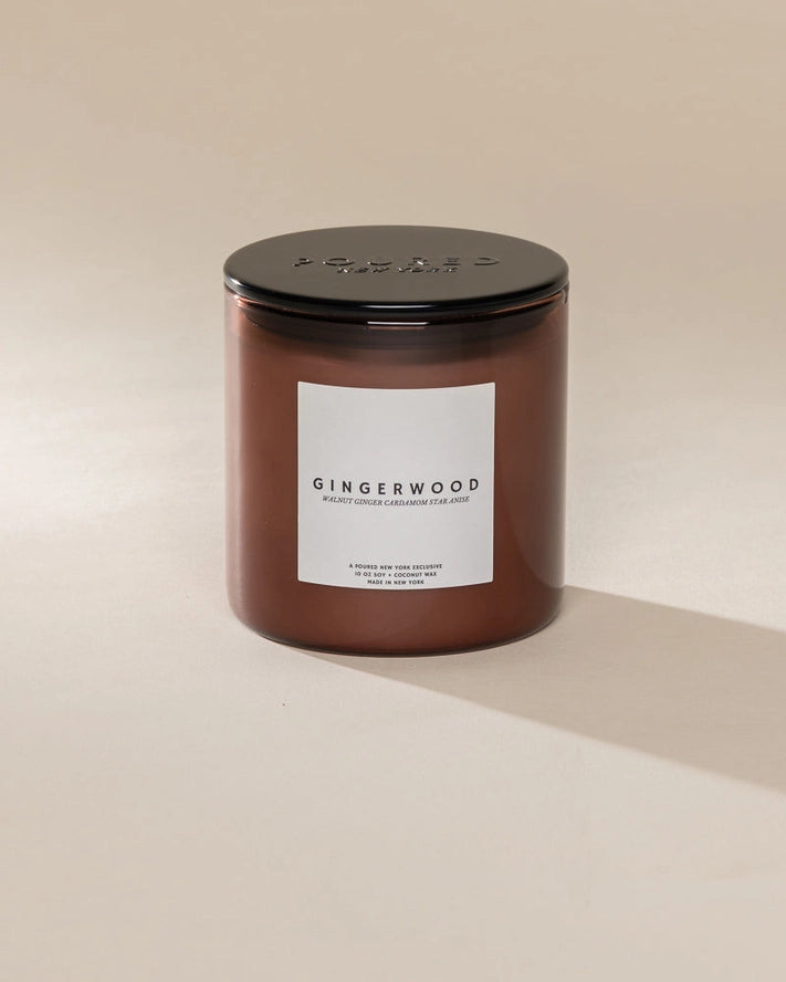 GINGERWOOD SOY WAX CANDLE