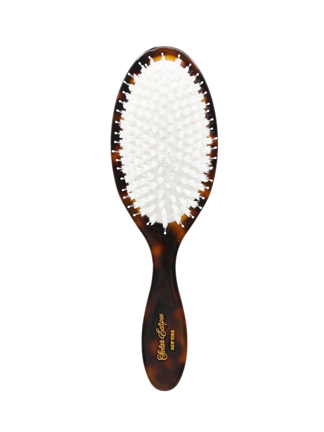 HAND PAINTED JET SETTER HAIR BRUSH