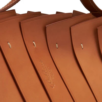 LEONORA LEATHER BUCKET PURSE - NATURALE