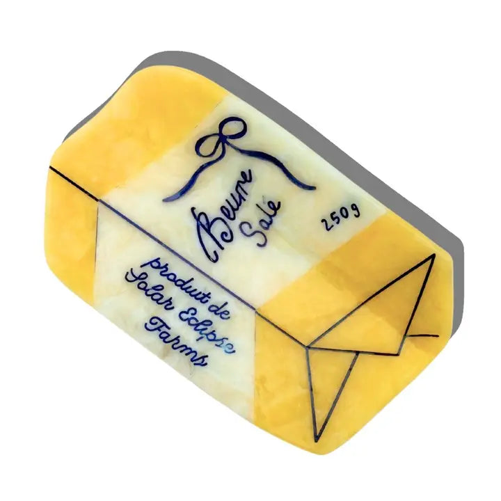 HANDMADE FRENCH BUTTER CLAW CLIP