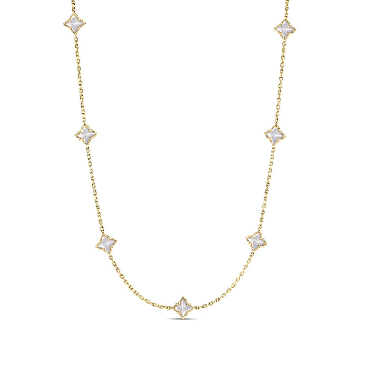 18K YG MOP NECKLACE