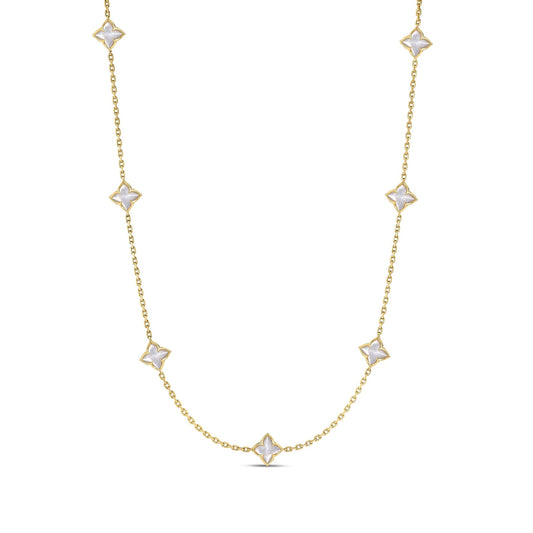 18K YG MOP NECKLACE