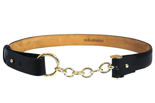 1 1/8 MONTE CARLO BELT WITH TOGGLE HARDWARE- BLACK