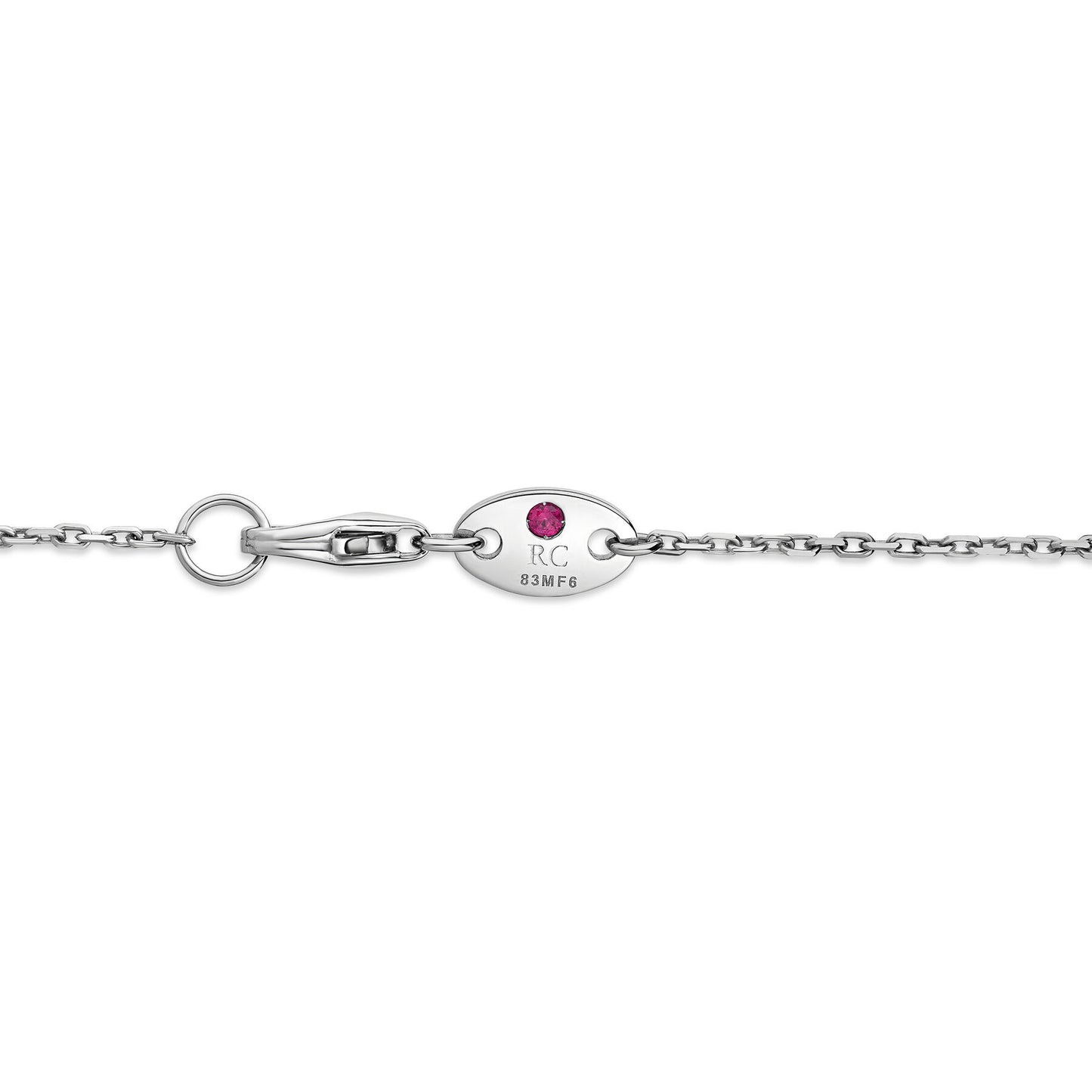 18K DIAMOND RUBELLITE TIARE NECKLACE