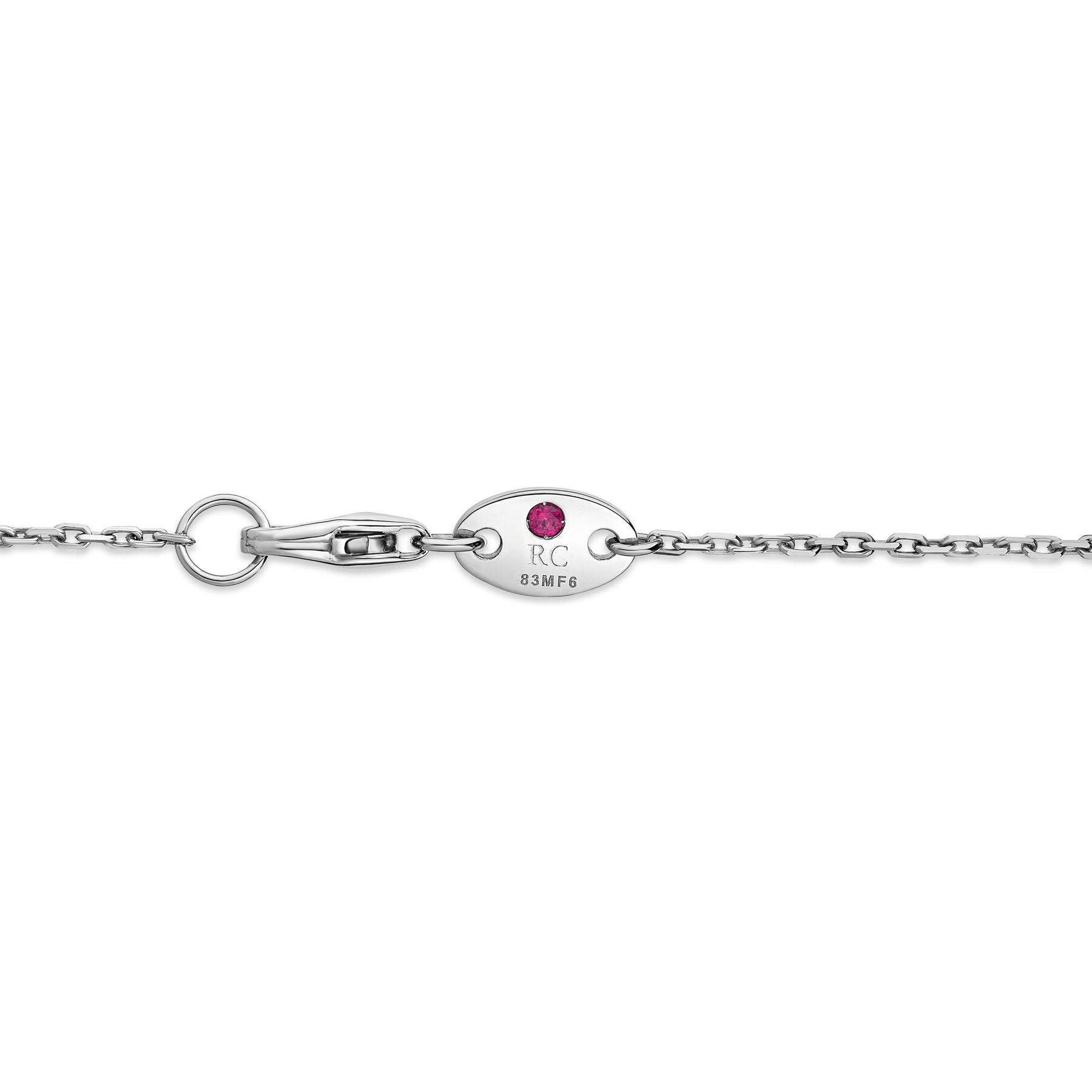 18K DIAMOND RUBELLITE TIARE NECKLACE
