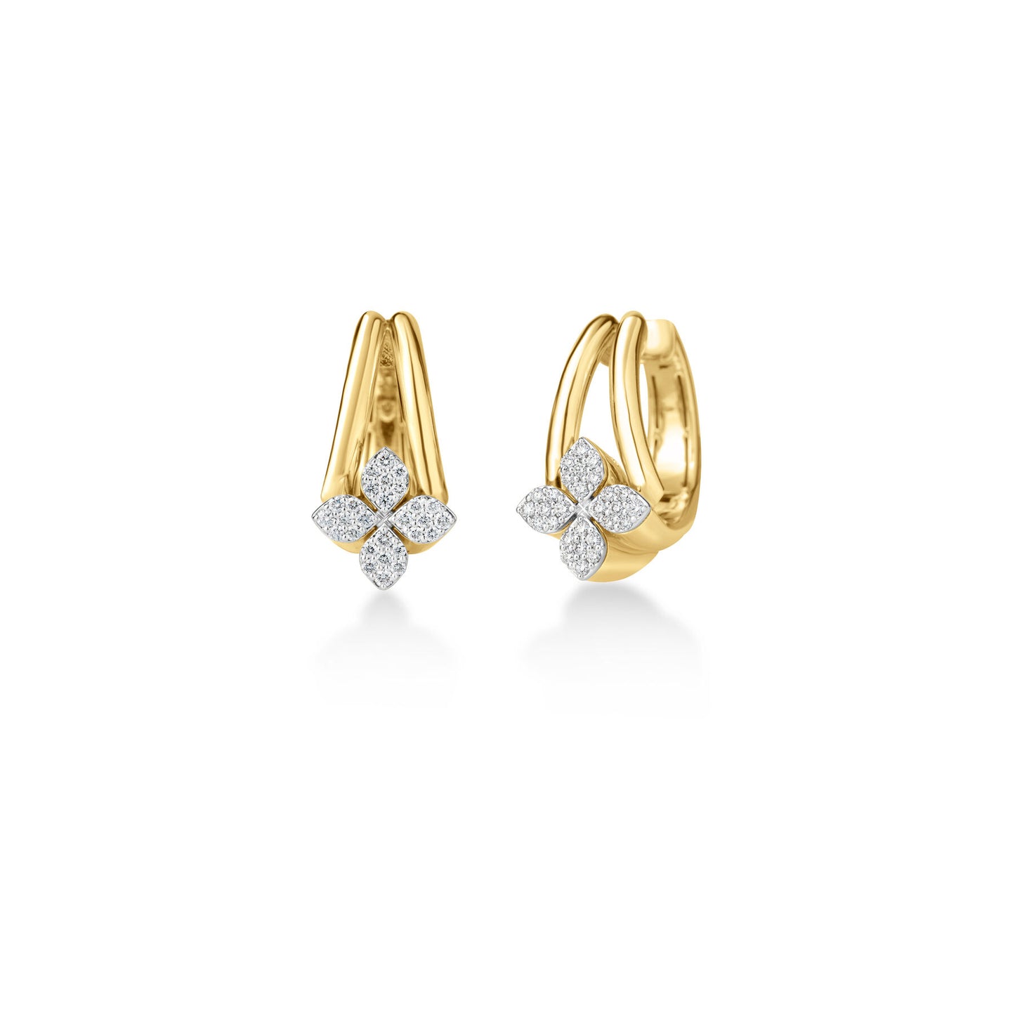 18K YW LOVE IN VERONA SMALL HOOP EARING