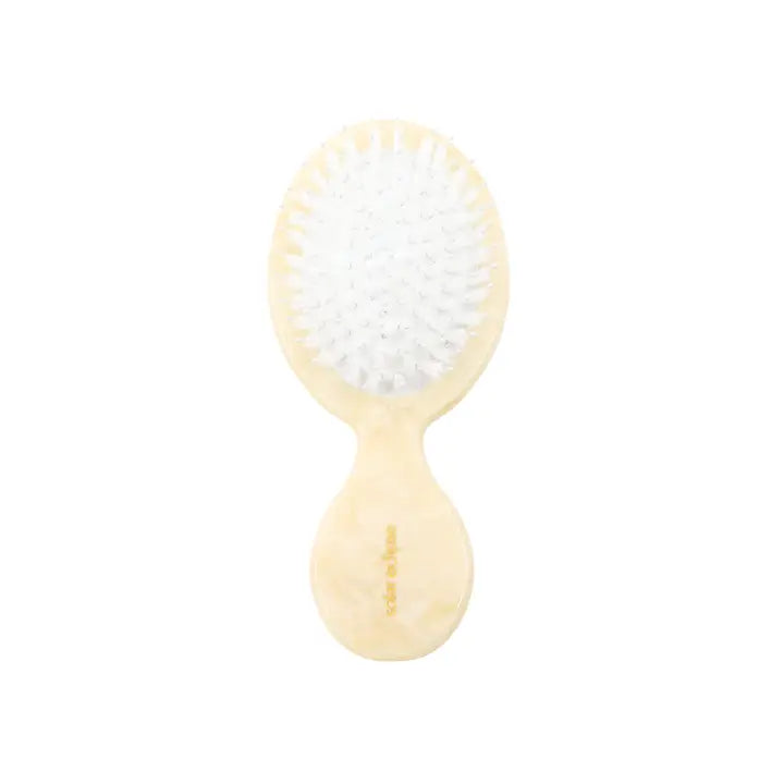 HAND PAINTED BRIDE HAIR BRUSH