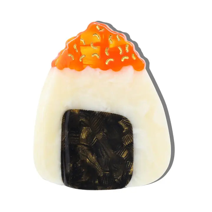 HAND PAINTED ONIGIRI CLAW CLIP