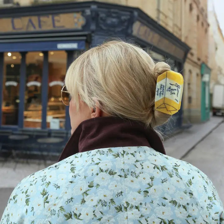 HANDMADE FRENCH BUTTER CLAW CLIP