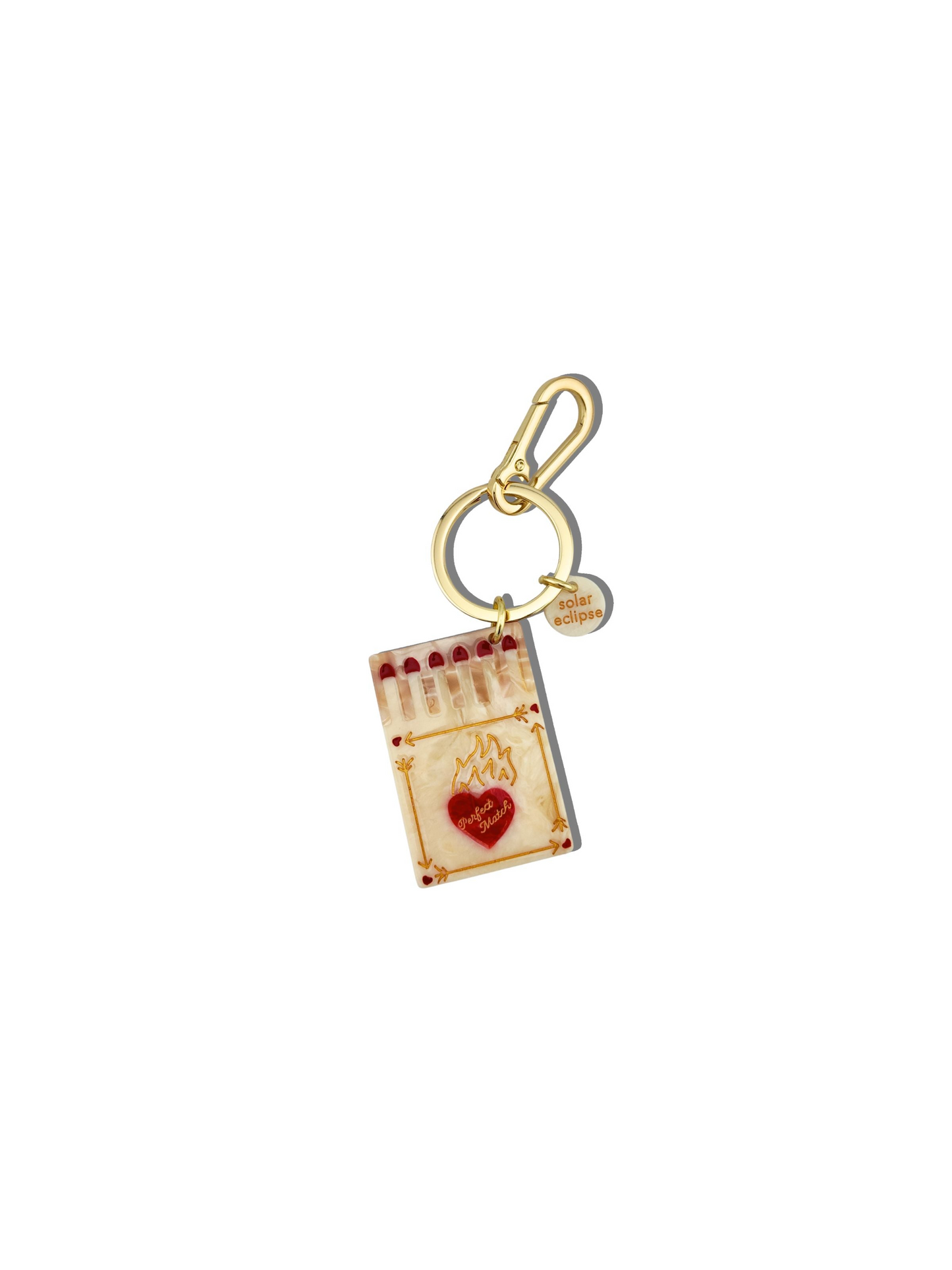 HAND-PAINTED MATCHBOX BAG CHARM + KEYCHAIN