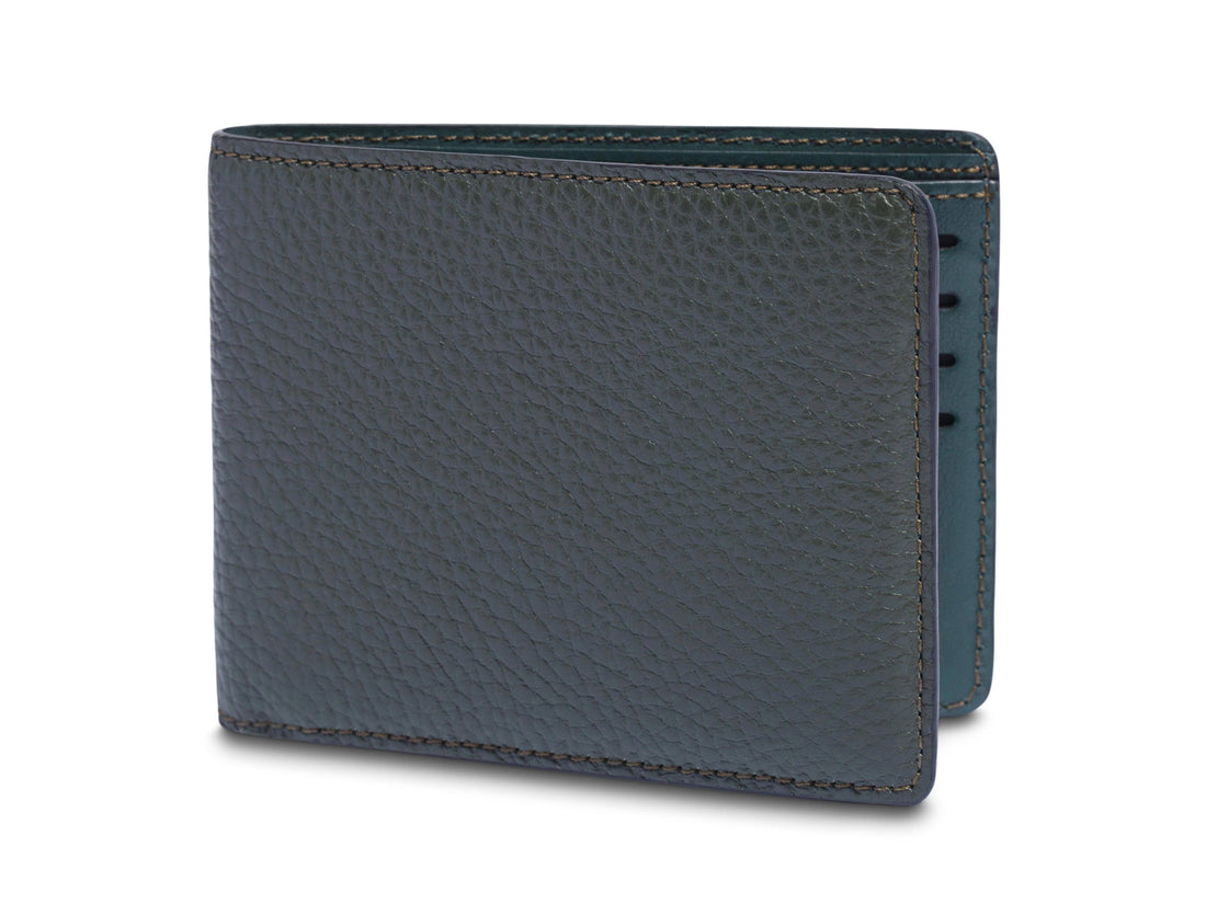 MONFRINI SLIM 8 SLOT POCKET WALLET - DARK GREEN