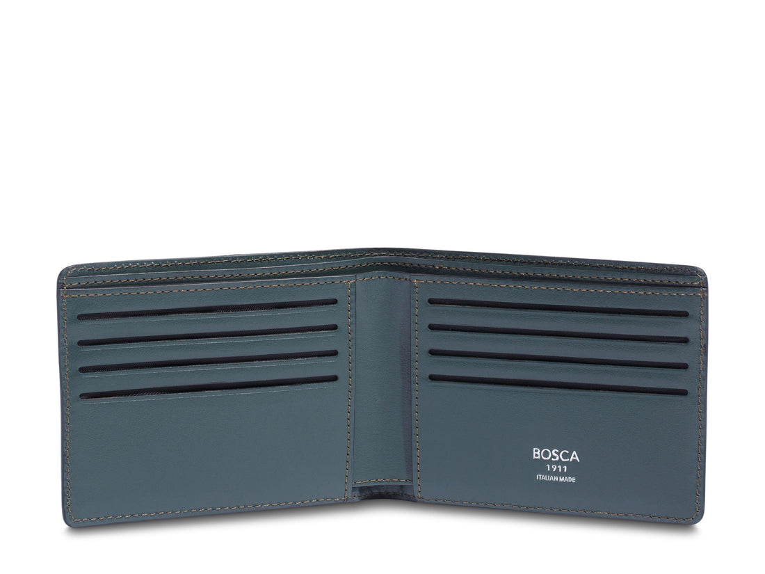 MONFRINI SLIM 8 SLOT POCKET WALLET - DARK GREEN