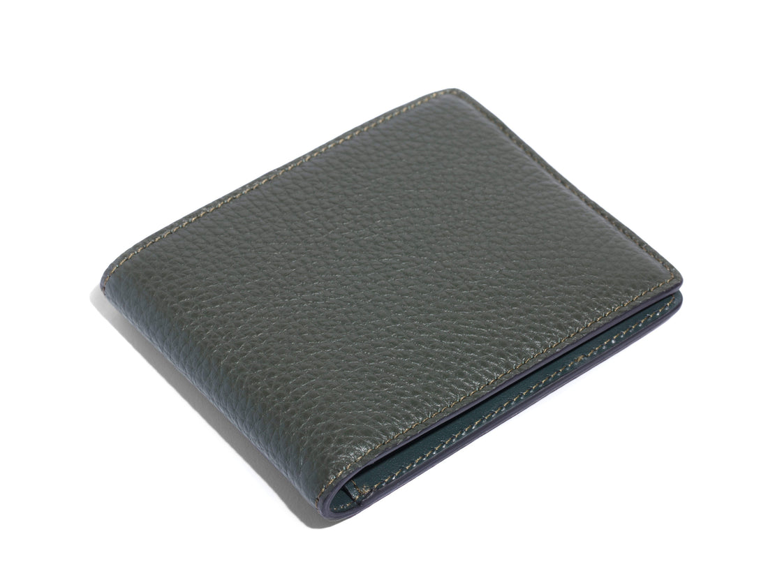 MONFRINI SLIM 8 SLOT POCKET WALLET - DARK GREEN