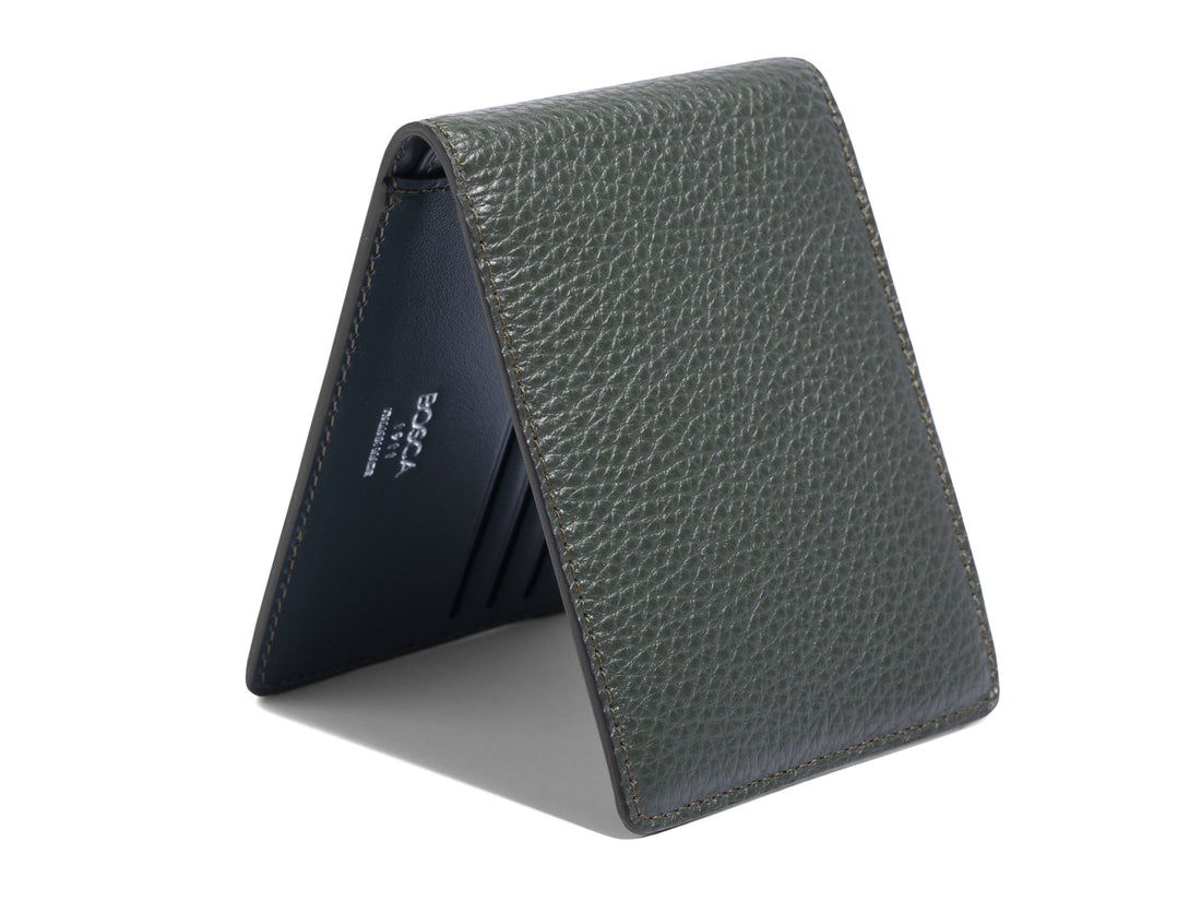 MONFRINI SLIM 8 SLOT POCKET WALLET - DARK GREEN