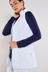 DELANEY TRAVEL VEST - WHITE