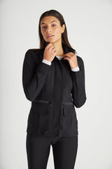 KENYA COZY FLEECE-LINED JACKET - BLACK