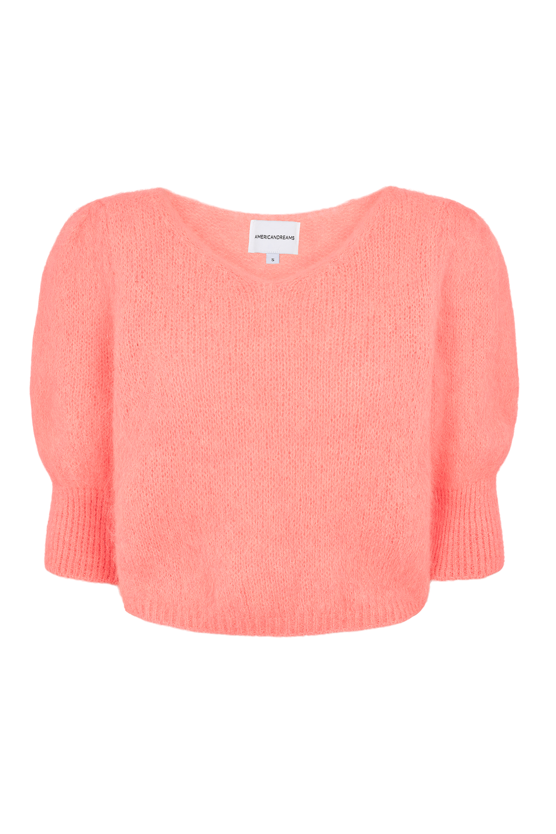 KOA ALPACA BLEND PULLOVER - SALMON