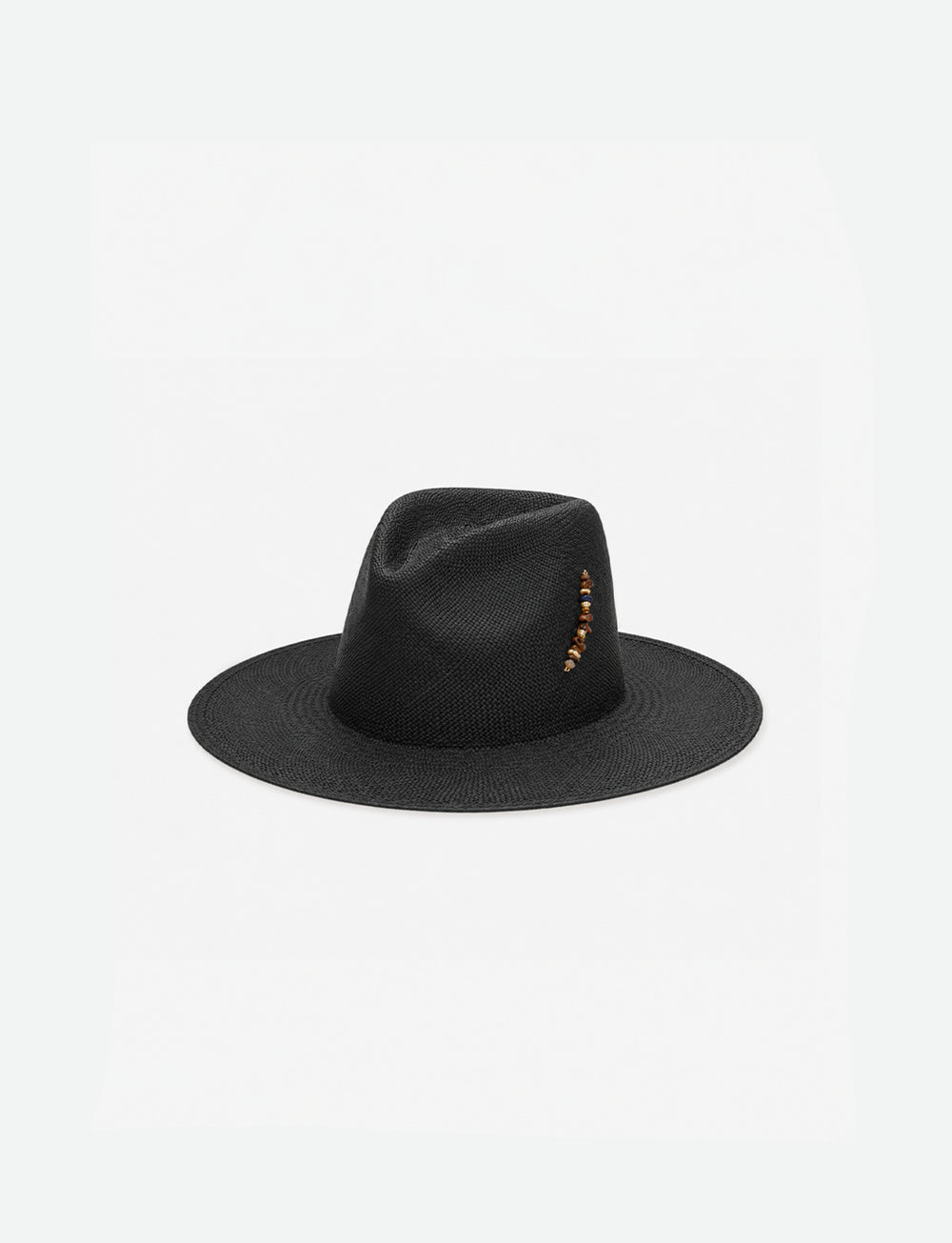 CLEA STRAW HAT - BLACK