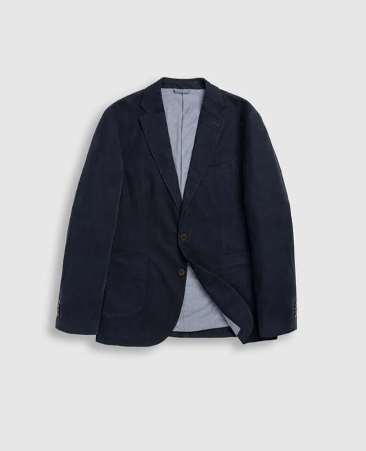 SAINT BATHANS COTTON SPORT COAT - NAVY