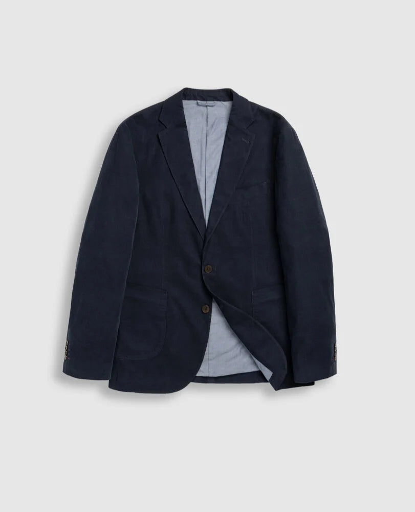 SAINT BATHANS COTTON SPORT COAT - NAVY