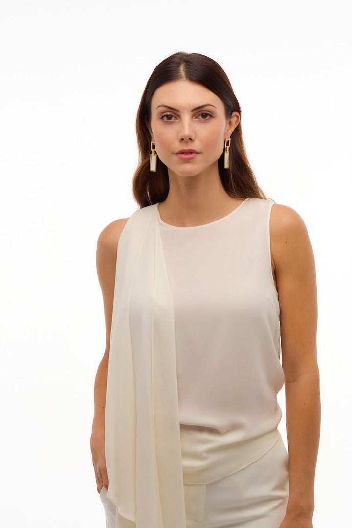 LIGHTBOURNE CAY FEATHER DROP EARRINGS