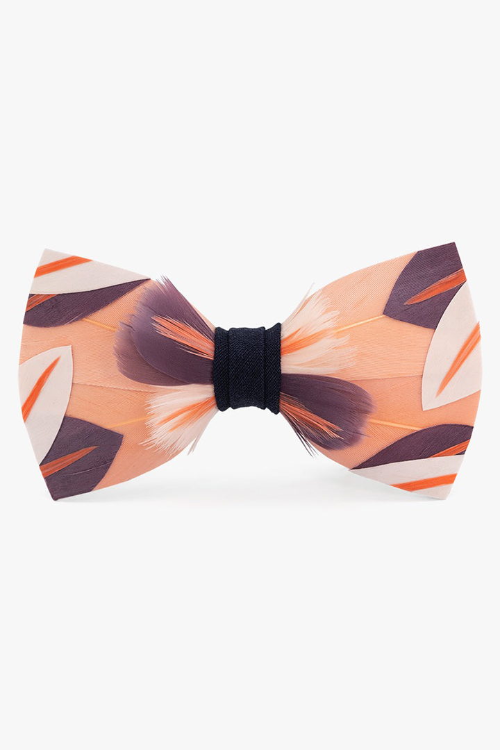 BUCCANEER FEATHER BOW TIE