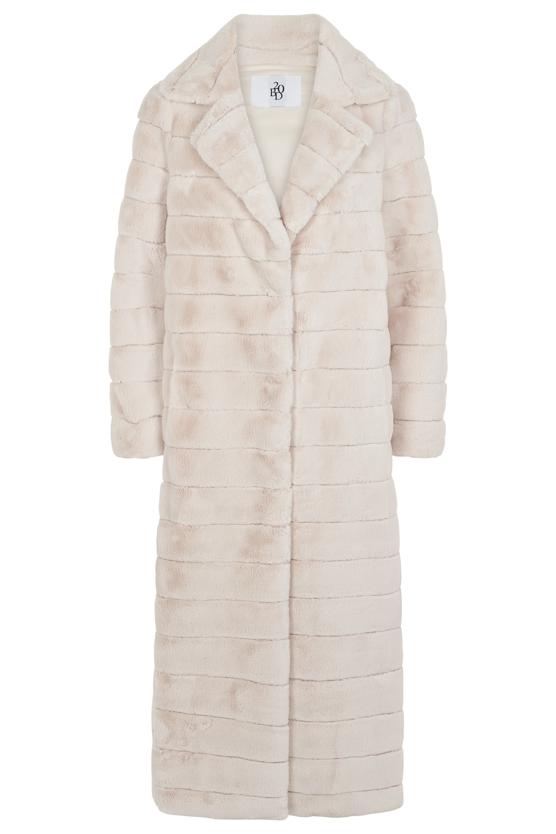 BAILEY FAUX FUR LONG COAT - BEIGE
