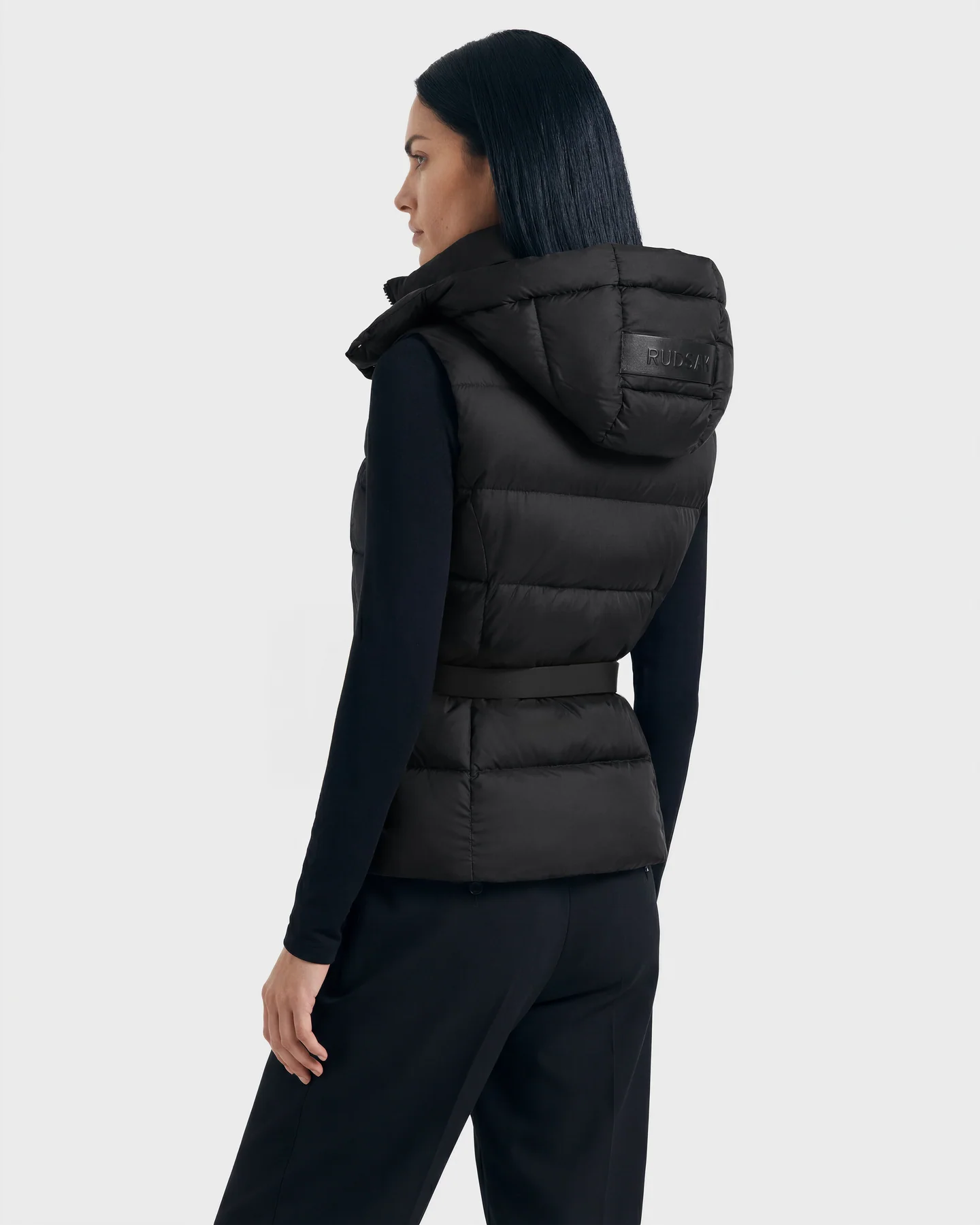CASSIDY N QUILTED DOWN VEST - ESPRESSO