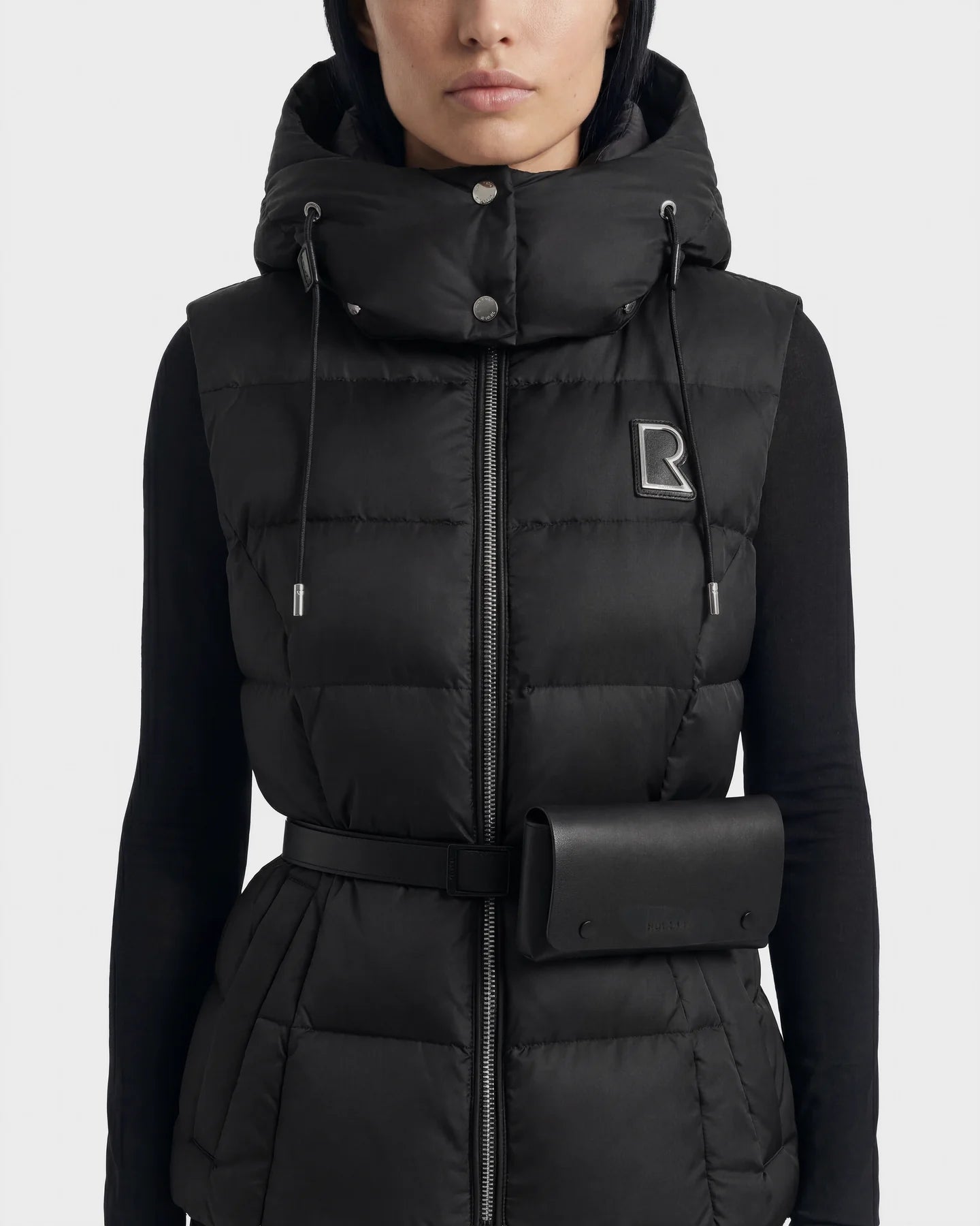 CASSIDY N QUILTED DOWN VEST - ESPRESSO