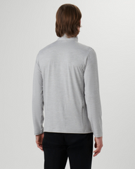 UV30 1/4 ZIP KNIT PULLOVER - CEMENT
