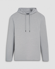 UV30 HOODED KNIT PULLOVER - CEMENT