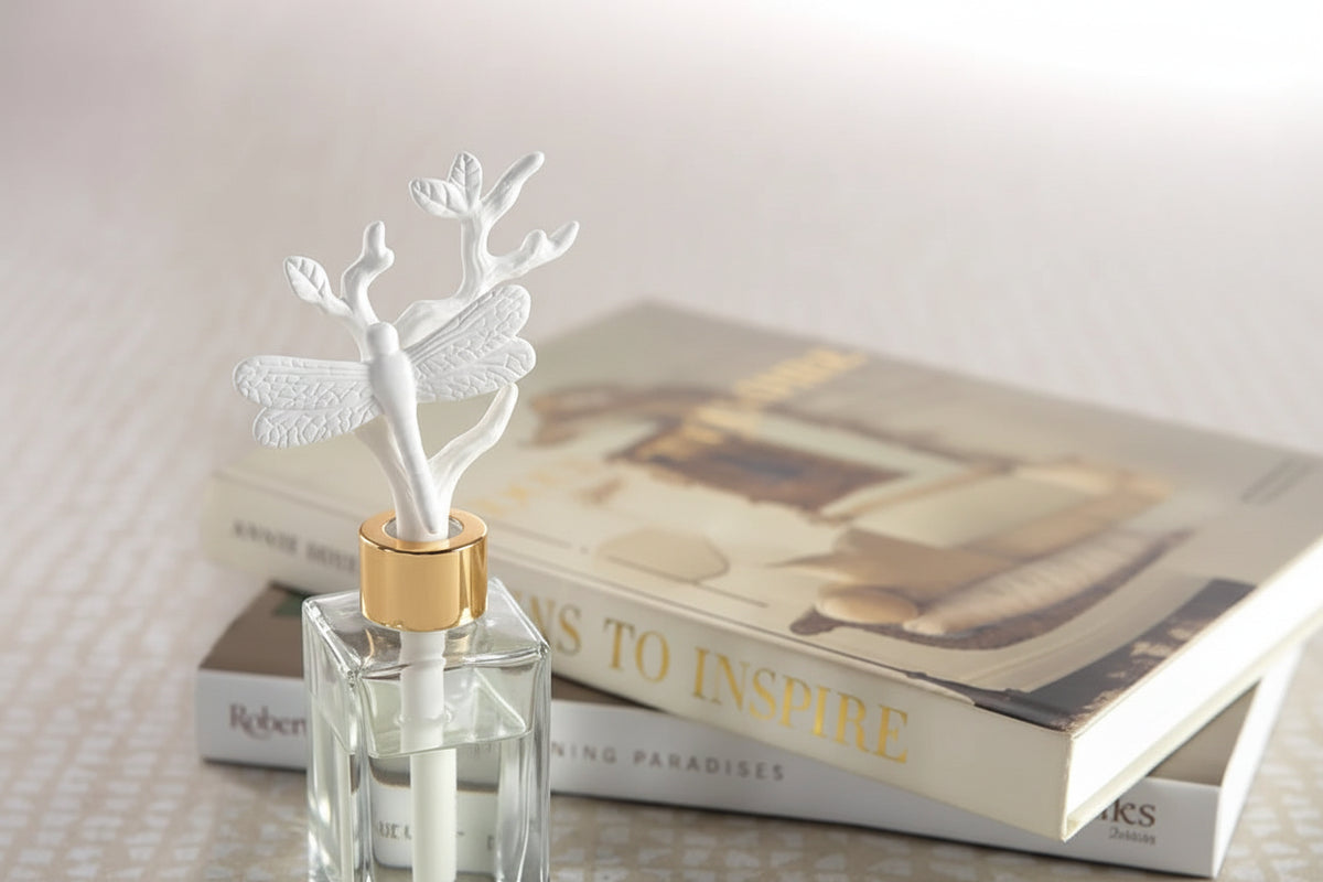 VERANDA DRAGONFLY PORCELAIN DIFFUSER- FRENCH GARDEN