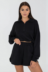 CLUB LC SWEAT SHORT - BLACK