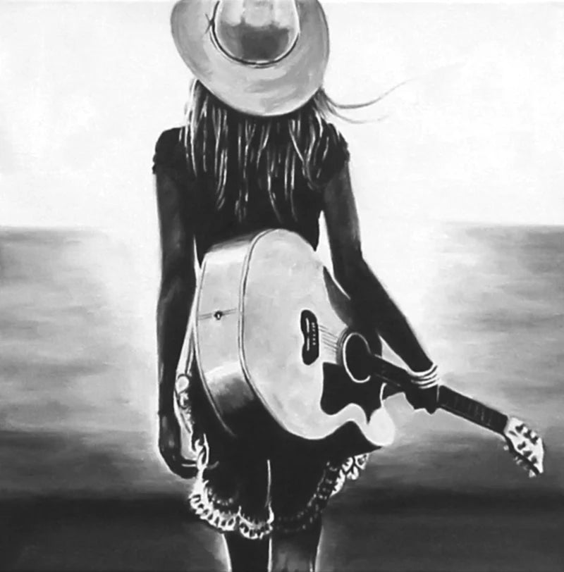 I'M WITH THE BAND COZY SWEATSHIRT - WORN BLACK