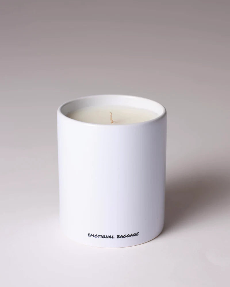 EMOTIONAL BAGGAGE/CYPRESS SCENTED CANDLE