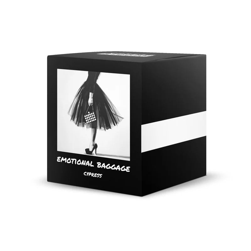 EMOTIONAL BAGGAGE/CYPRESS SCENTED CANDLE