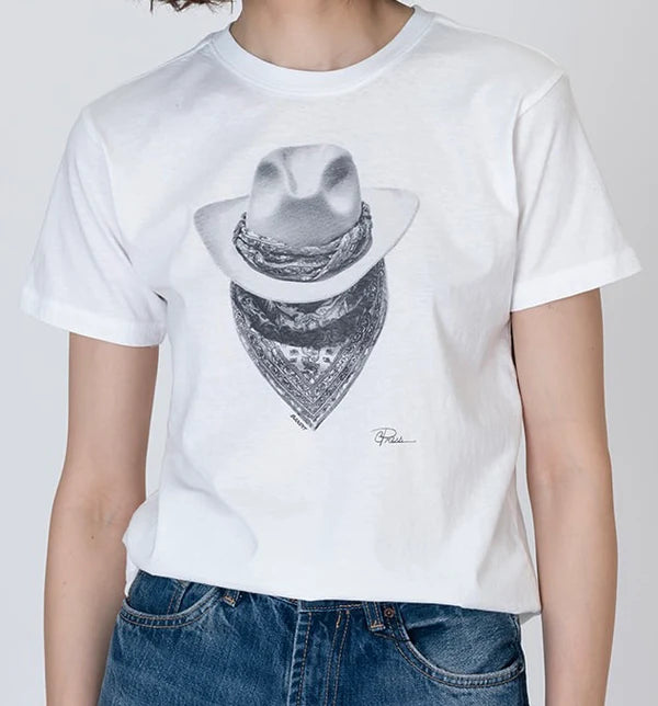 BANDIT MUSHIE TEE - WORN WHITE