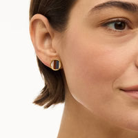 EMILY FEATHER JACKET EARRINGS