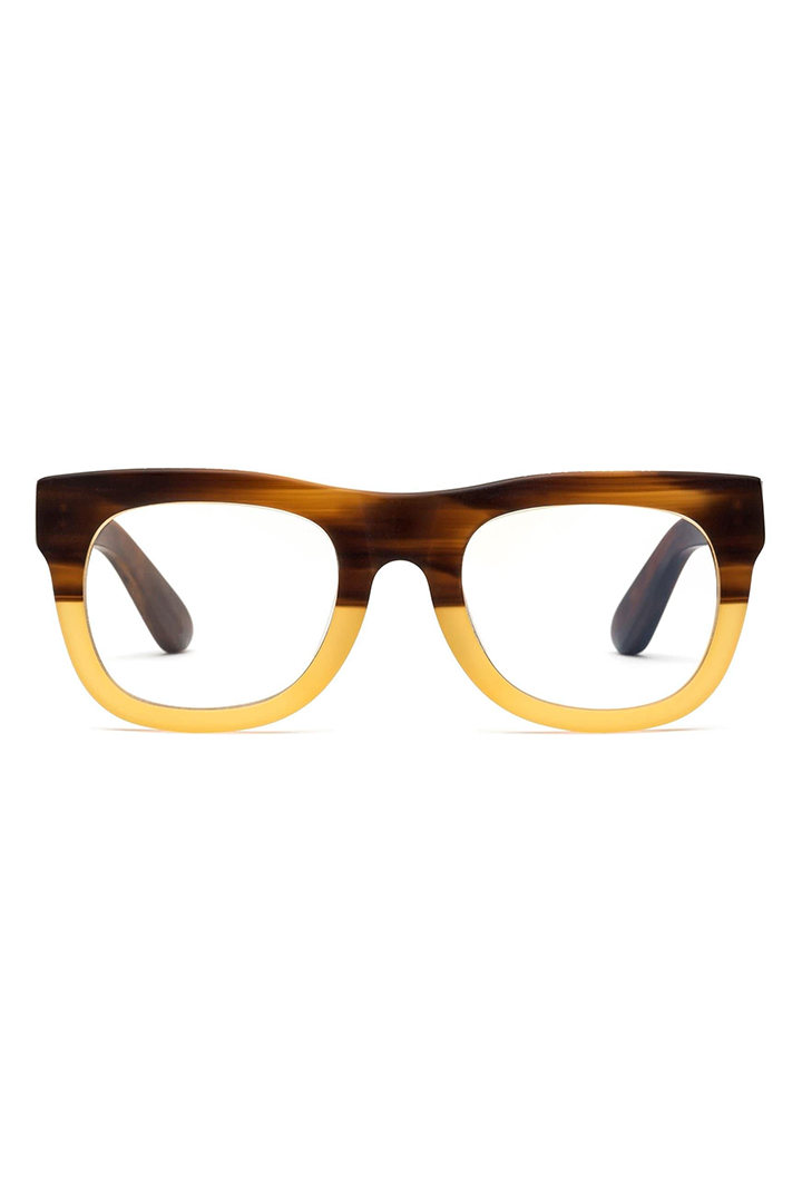 D28 BLUE LIGHT GLASSES - BULLET COFFEE