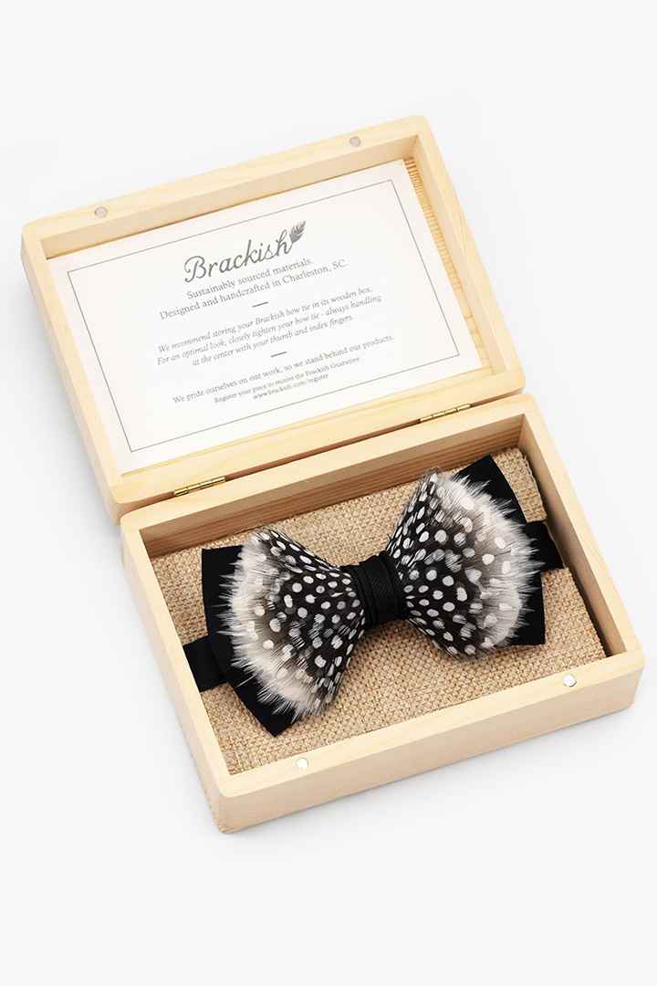 DRIFTER FEATHER BOW TIE