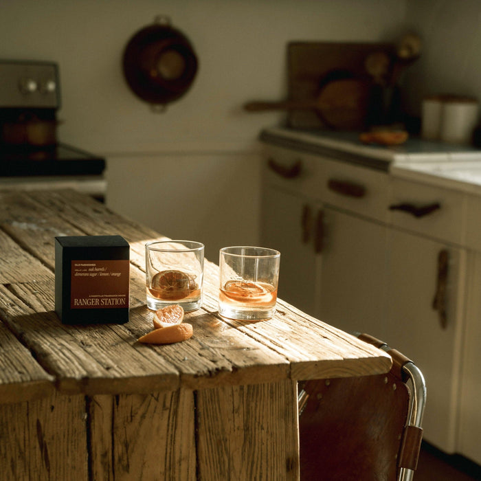 OLD FASHIONED 10OZ ROCK GLASS CANDLE