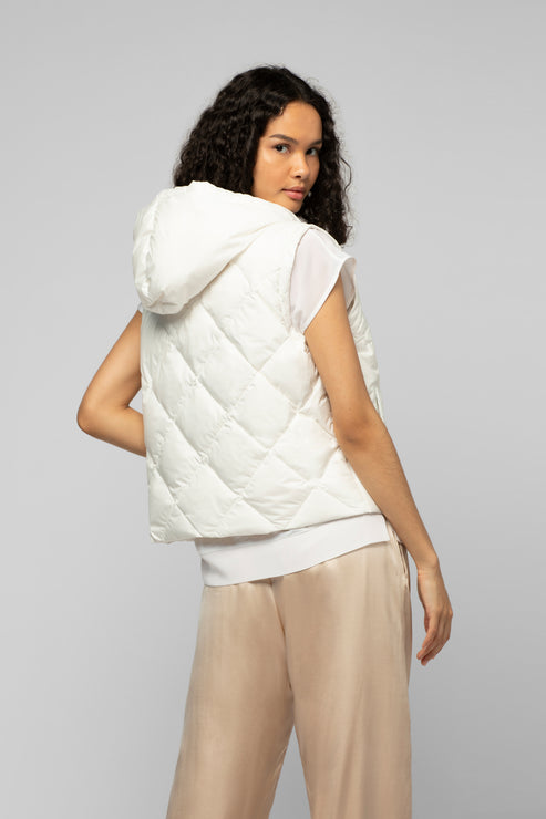 DAMELIS DOWN VEST - WHITE