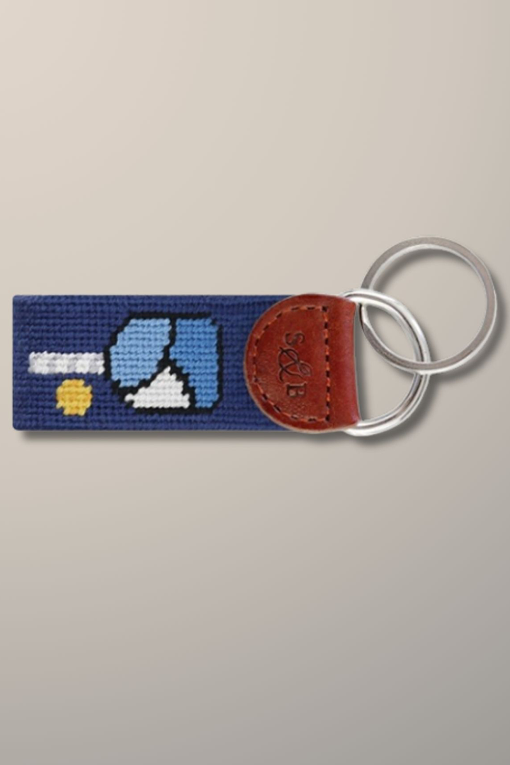 PICKLEBALL KEY FOB - CLASSIC NAVY