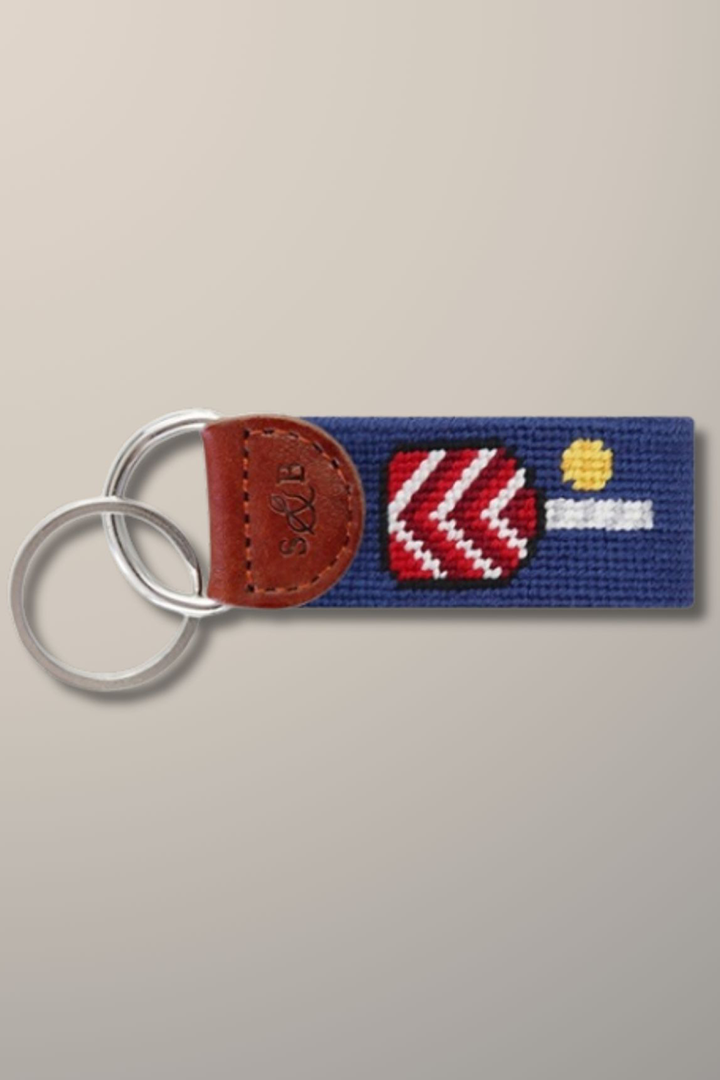 PICKLEBALL KEY FOB - CLASSIC NAVY