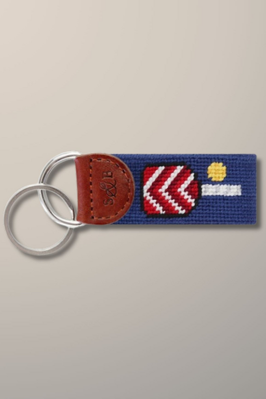 PICKLEBALL KEY FOB - CLASSIC NAVY
