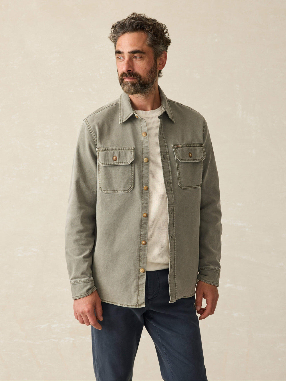 SUNWASHED CANVAS CPO - ASPEN OLIVE