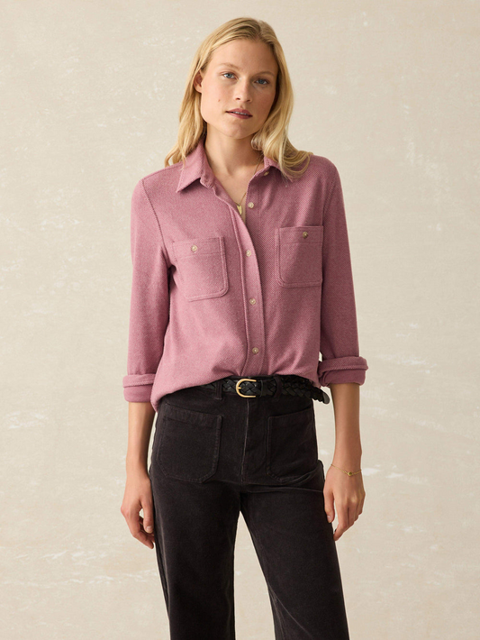 LEGEND SWEATER SHIRT - ROSE TWILL