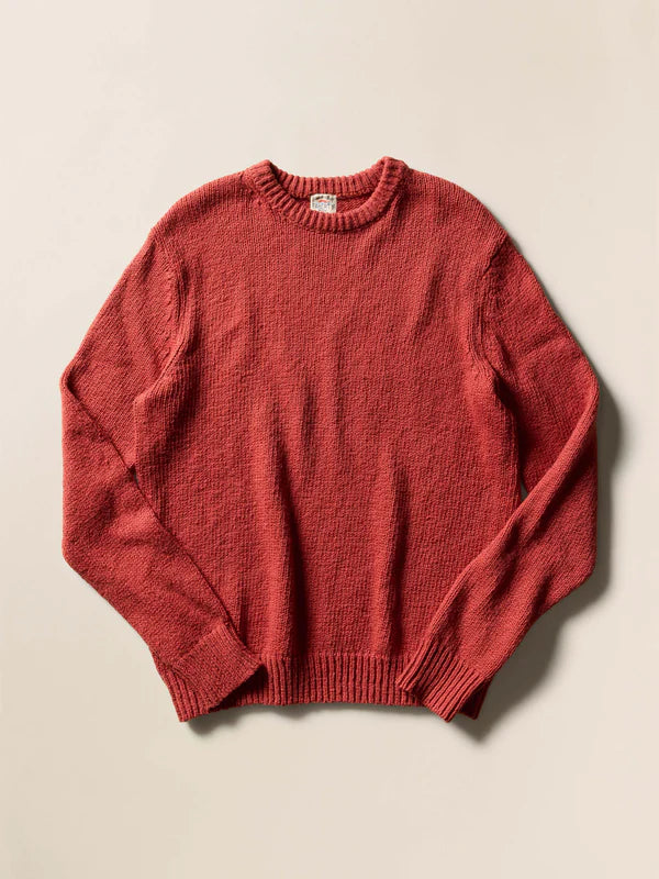 HEIRLOOM CREWNECK SWEATER - ECLIPSE RED